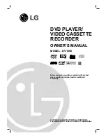 Preview for 1 page of LG DV1000 Owner'S Manual