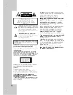 Preview for 2 page of LG DV130 Owner'S Manual