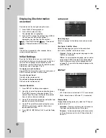 Preview for 10 page of LG DV130 Owner'S Manual