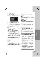 Предварительный просмотр 19 страницы LG DV246 Owner'S Manual