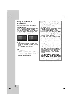 Preview for 16 page of LG DV246K Owner'S Manual