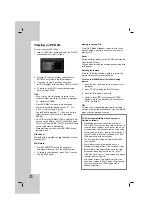 Preview for 18 page of LG DV246K Owner'S Manual