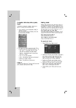 Preview for 33 page of LG DV246K Owner'S Manual