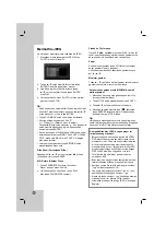 Preview for 41 page of LG DV246K Owner'S Manual