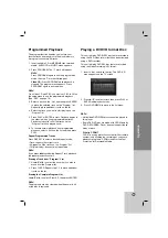 Preview for 17 page of LG DV257 Owner'S Manual