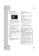 Предварительный просмотр 18 страницы LG DV276-E2M Owner'S Manual