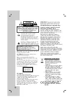 Предварительный просмотр 68 страницы LG DV276-E2M Owner'S Manual