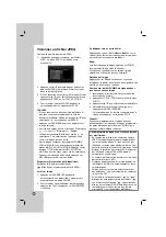 Предварительный просмотр 62 страницы LG DV286-E1M Owner'S Manual