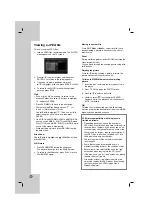 Preview for 18 page of LG DV287 Owner'S Manual