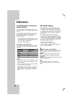 Preview for 22 page of LG DV287 Owner'S Manual