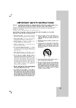 Предварительный просмотр 3 страницы LG DV287K Owner'S Manual