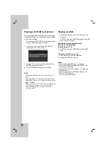 Предварительный просмотр 20 страницы LG DV288K Owner'S Manual