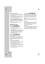 Preview for 16 page of LG DV298H-E1T Owner'S Manual