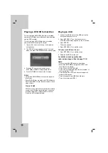 Preview for 20 page of LG DV298H-E1T Owner'S Manual