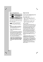 Preview for 6 page of LG DV298H Owner'S Manual