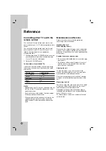 Preview for 22 page of LG DV298H Owner'S Manual