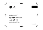 Предварительный просмотр 1 страницы LG DV382H-E Owner'S Manual