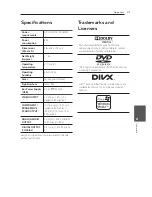 Предварительный просмотр 21 страницы LG DV622 Owner'S Manual