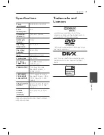 Preview for 21 page of LG DV692 Owner'S Manual