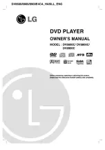 LG DV8600C Owner'S Manual preview