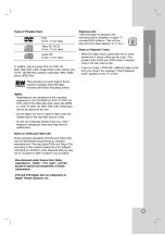 Предварительный просмотр 5 страницы LG DV8600C Owner'S Manual