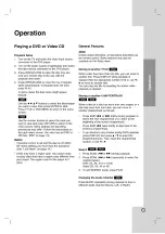 Предварительный просмотр 15 страницы LG DV8600C Owner'S Manual