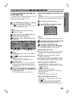 Предварительный просмотр 21 страницы LG DV8621P Owner'S Manual