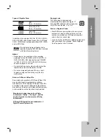 Preview for 5 page of LG DV8931H Owner'S Manual