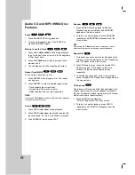 Preview for 20 page of LG DV8931H Owner'S Manual