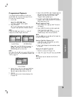 Preview for 21 page of LG DV8931H Owner'S Manual