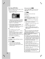 Preview for 22 page of LG DV8931H Owner'S Manual