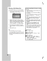 Preview for 24 page of LG DV8931H Owner'S Manual