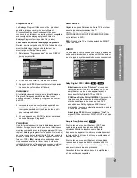 Preview for 40 page of LG DV8931H Owner'S Manual