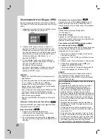 Preview for 49 page of LG DV8931H Owner'S Manual