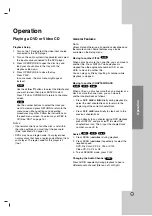 Предварительный просмотр 17 страницы LG DV9800H Owner'S Manual