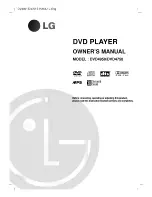 LG DVD4750 Owner'S Manual предпросмотр