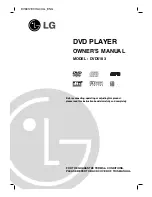 LG DVD5183 Owner'S Manual предпросмотр