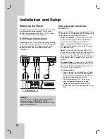 Предварительный просмотр 8 страницы LG DVX162 Owner'S Manual