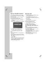 Предварительный просмотр 20 страницы LG DVX289H Owner'S Manual