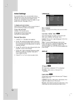 Preview for 12 page of LG DVX9500 Owner'S Manual