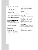 Preview for 20 page of LG DVX9500 Owner'S Manual