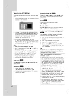 Preview for 22 page of LG DVX9500 Owner'S Manual