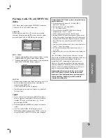 Предварительный просмотр 100 страницы LG DVX9700 Owner'S Manual