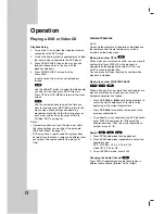 Preview for 18 page of LG DVX9900H Owner'S Manual