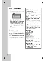 Preview for 26 page of LG DVX9900H Owner'S Manual