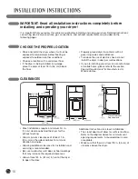 Предварительный просмотр 10 страницы LG DX2802L - 7.4CF FL GAS DRYER LED User'S Manual & Installation Instructions