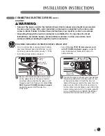 Предварительный просмотр 19 страницы LG DX2802L - 7.4CF FL GAS DRYER LED User'S Manual & Installation Instructions