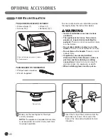 Предварительный просмотр 40 страницы LG DX2802L - 7.4CF FL GAS DRYER LED User'S Manual & Installation Instructions