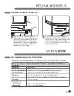 Предварительный просмотр 43 страницы LG DX2802L - 7.4CF FL GAS DRYER LED User'S Manual & Installation Instructions