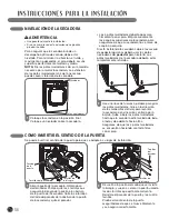 Предварительный просмотр 56 страницы LG DX2802L - 7.4CF FL GAS DRYER LED User'S Manual & Installation Instructions